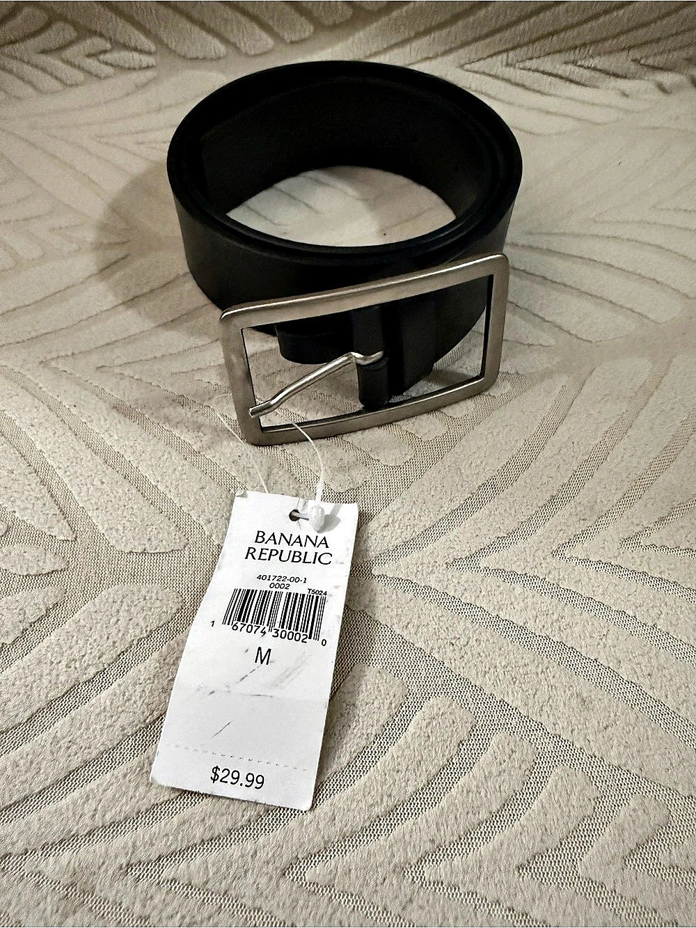 Banana Republic Black & Silver Belt Waist Medium
